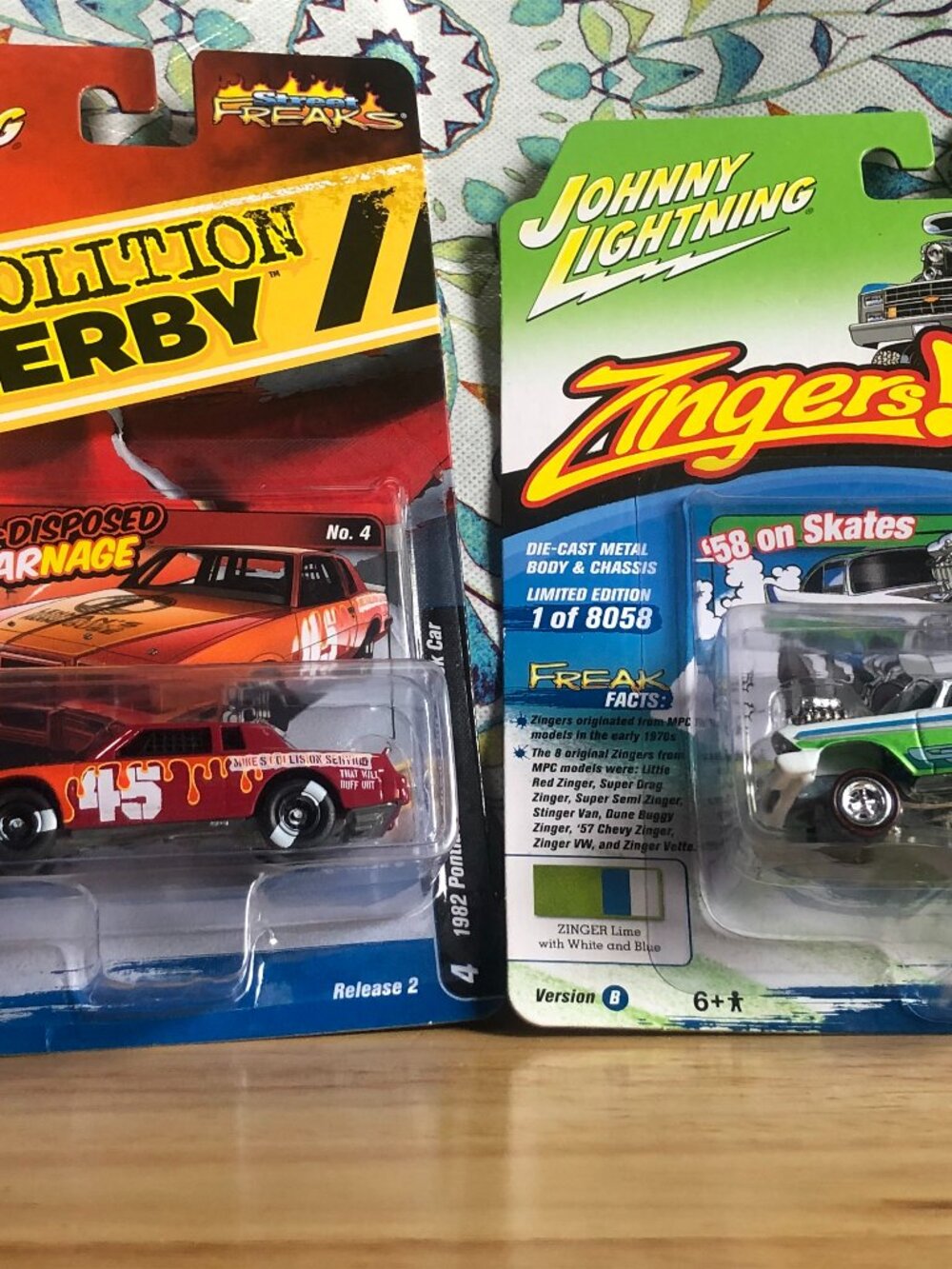 Johnny Lightning Street Freaks Lot of 2 Factory Sealed 1:64